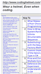 Mobile Screenshot of codinghelmet.com